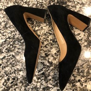 Black Suede Vince Camuto Pump